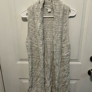 Apt. 9 Light Gray Knit Cardigan